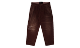 Synanon Cord Pleated Pants "Burgundy" 5U001Q3009BUR