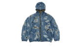 Hell Denim Camo Zip-Up Hoodie "Blue" TC25JK2301