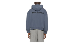 Back Zip Up Hoodie Regular Fit "Faded Dark Blue / Black" 803264 TTVG1 3364