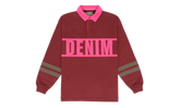 Down By The Tears Long Sleeve Rugby "Pink" DT356