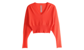 V Cropped Top WMNS "Coral" RP01F6665 WS 83