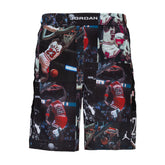MJ AOP Mesh Shorts