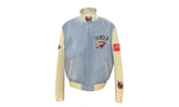Oklahoma City Thunder Wool & Leather Varsity Jacket "Baby Blue" NBA OKL THU 104