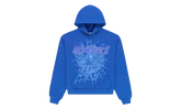 Rhinestone Punk V2 Hoodie "Blue" SP5der408
