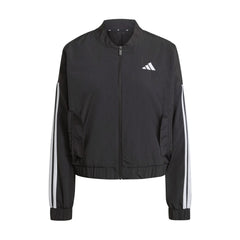 Essentials 3-Stripe Woven Bomber Jacket - Womens