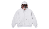 Reversible Work Zip Up Hooded Sweatshirt "FW25 - Heather Grey" SU26974