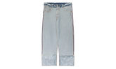 Turn Up Rhinestone Trousers "Blue" AK1003AUZ