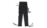 Tactical Leather Cargo Pants "Black" PS22MLP003_Black