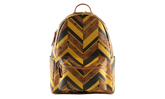 Medium Stark Mega Monogram Backpack in Visetos "Cognac" MMKFAVE03CO001