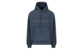 Oversized Drawstring Hoodie "Washed Navy" 858143 TTVL5 8806