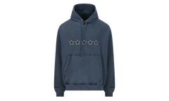 Oversized Drawstring Hoodie "Washed Navy" 858143 TTVL5 8806