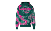 Splash Logo Hooded Sweatshirt "Green/Pink" 1ABJ33