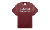 Pearl Studded Logo Tee "Burgundy" SAT004