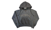 Star Studded Hoodie "Black Grey" SAT012