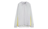ZIPPED NYLON HOODIE WITH HOOD "Grey" RU HO0031 5783 P24 163
