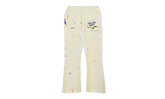 GD Logo Paint Splatter Flare Sweatpants "Cream Black Multi" GDGLFSC
