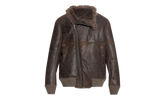Bomber In Montone Hollywood Flight Jacket "Dark Dust" RU02E1760 LSHC 78