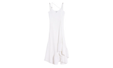 PLEATED STRAP LONG DRESS "White" RW DR0014 5904 P24 001