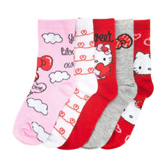 5 Pack Kids Hello Kitty Crew