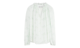 SILK FLARE SLEEVE BLOUSE "Mint" RW TO0114 5672 E23 401