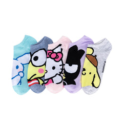 5 Pack Hello Kitty & Friend No Show- Adult