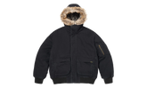 Reversible Faux Fur Hooded Work Jacket "SS26 - Black" SU27011