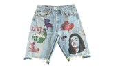 Harrison Triple-Wide Denim Shorts "Indigo" BWA115