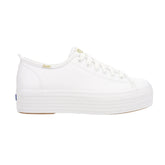 Triple Up Leather Lace Up Sneakers