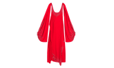 EMBROIDERED DRESS WITH OPEN SLEEVES "Red" RW DR9019 4893 E24 340