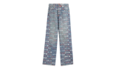 PRINTED REGULAR TROUSERS "Blue Denim" RM TR0051 D082 P24 22