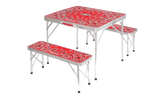 Coleman Folding Table Set "Red" SU27413