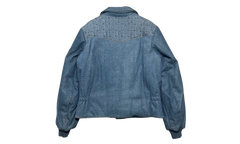 Monogram Padded Denim Jacket "Indigo" 1AATPO