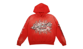HELLSTAR RECORDS HOODIE "Red" HSR164