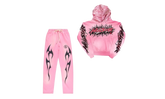 Brainwashed Without Brain Hoodie and Sweatpants (Full Set) "Pink" HSR132