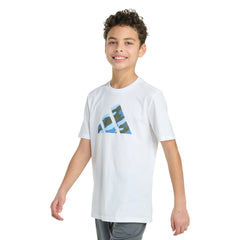 Halftone Camo Logo Tee - Youth