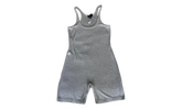 Ribbed Embroidered Romper "Grey" CHRM1005