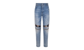 MX2 PLAID Straight-Fit Jeans "Clay Indigo / Orange" MDS194 481