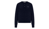 Cashmere 3-Button Crewneck Sweater WMNS "Blue" MML02M S OOO 13S1 F0008