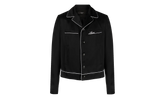 Long-Sleeve Pajama Jacket "Black" MSL004 001