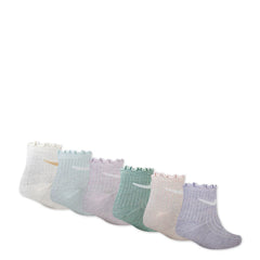 6 Pack Lettuce Welt Ankle Sock