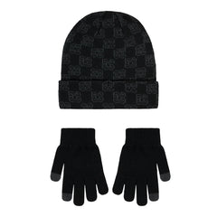 Youth Monogram Beanie & Glove Set