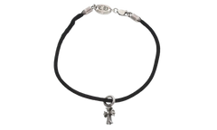 KZ Casette CH Cross Silk Bracelet "Black" CHRM0778