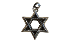 Large Star of David Pendant "Silver" CHRM1040