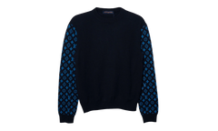 Monogram Mix Cashmere Crewneck "Navy" 1AATLQ