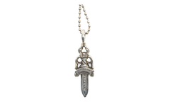 Ball Chain with Dagger Pendant "Silver" CHRM0747
