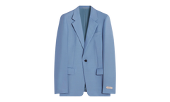 VIRGIN WOOL SINGLE-BREASTED JACKET "BLUE" RM JA0007 5858 P24 134