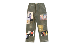 Tabloid Carpenter Trousers "Grey / Multicolor" BWA113