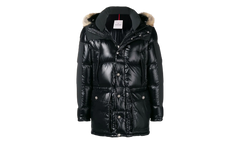 Puffer Jacket Frey Nylon Down Jacket "Black" MON06