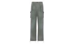 Cotton Blend Cargo Pants "Sage" S50KA0708M356851809