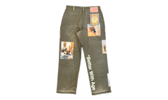Tabloid Carpenter Trousers "Grey / Multicolor" BWA113